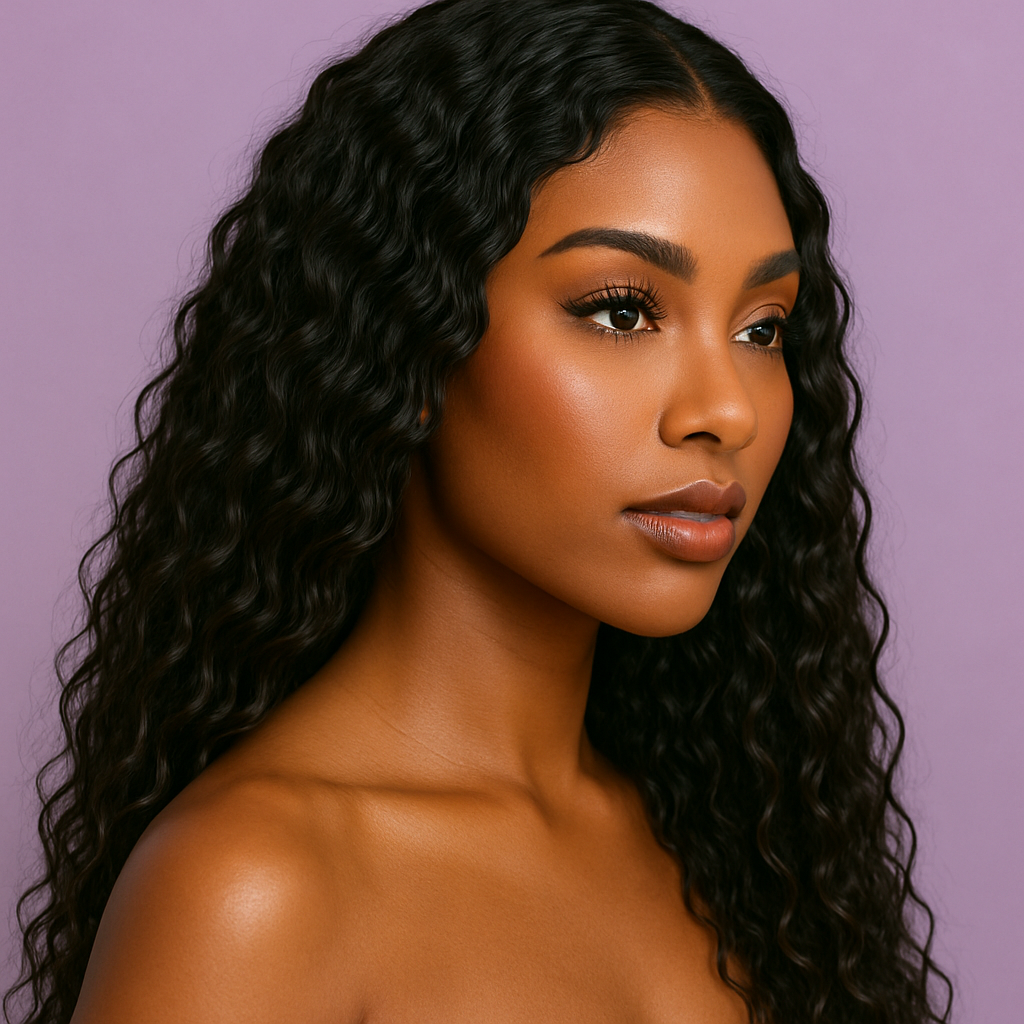 Water Wave Curly Tape In Human Hair Extensions (40 pc)