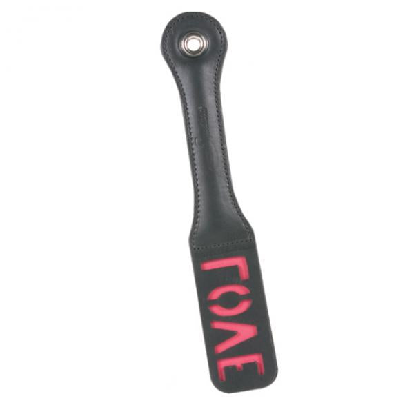 12in Leather Love Impression Paddle