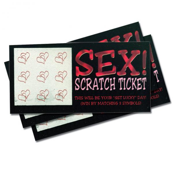 Sex Scratch Tickets (8 Per Pack)