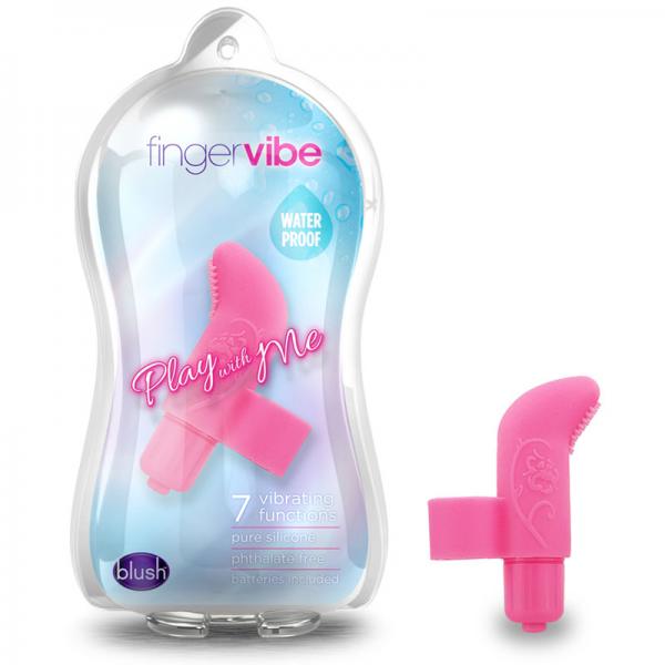 Blush Silicone Finger Vibe (pink)