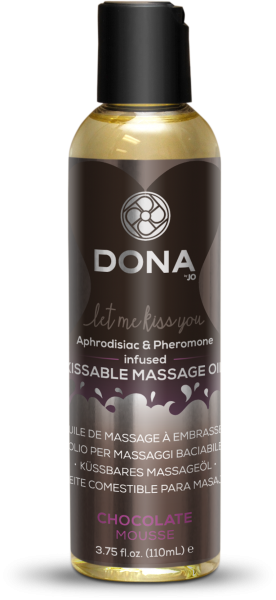 Dona Kissable Massage Oil Chocolate Mousse 3.75 oz