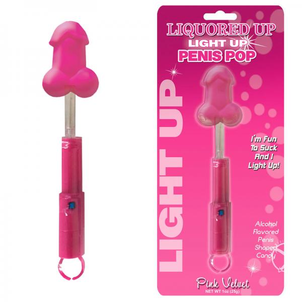 Light Up Cock Pops Strawberry
