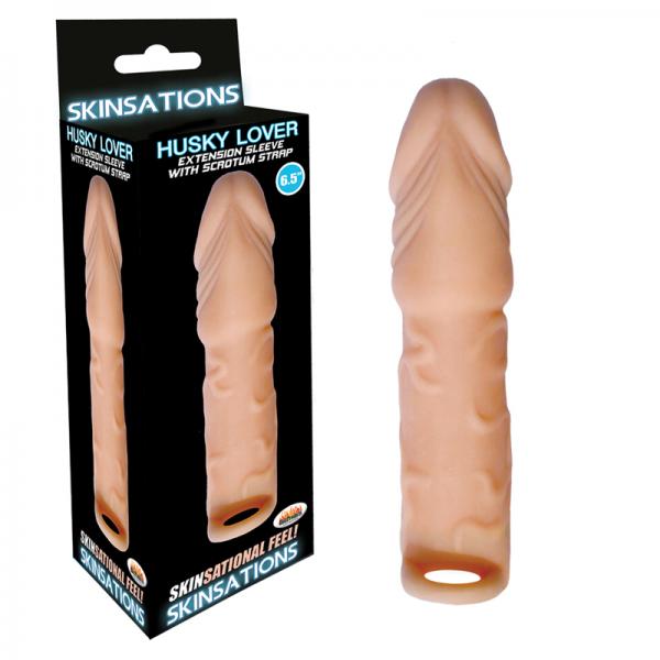 Skinsations Husky Lover Extension Sleeve Scrotum Strap 6.5 inches