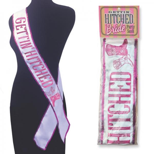 Gettin Hitched Bride Party Sash