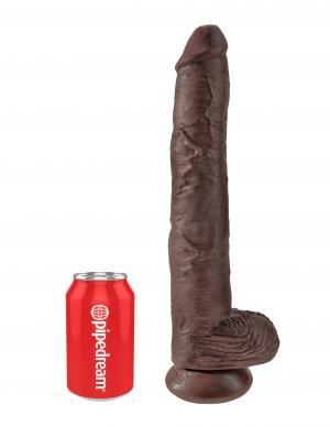 King Cock 14in Cock - Brown