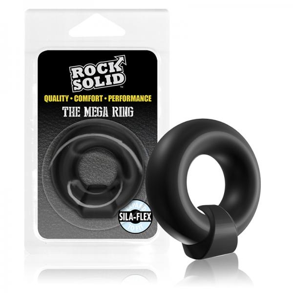 Rock Solid Silaflex Mega Ring Black