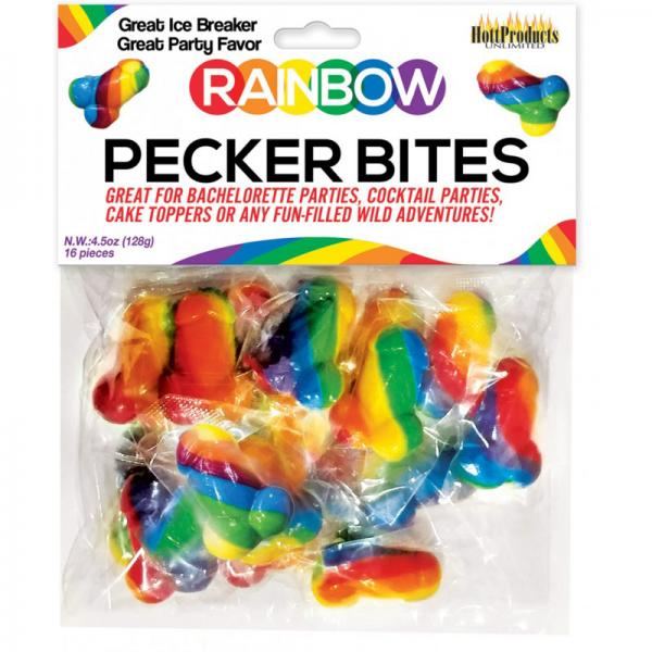 Rainbow Pecker Bites 16/bag