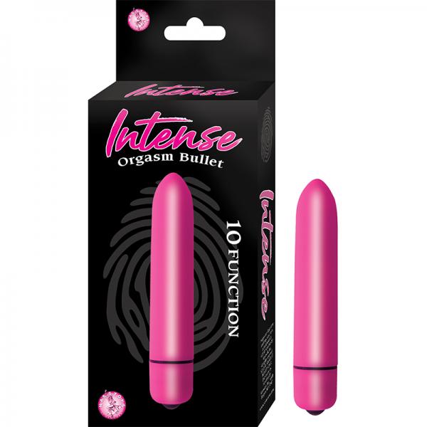 Intense Orgasm Bullet 10 Function Waterproof Pink