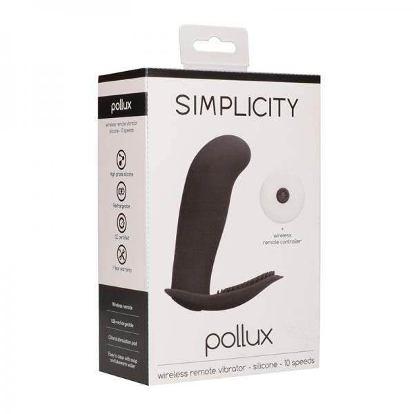 Simplicity Leon - Wireless Remote Vibrator - 10 Speeds - Black