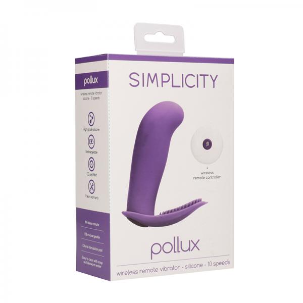 Simplicity Leon - Wireless Remote Vibrator - 10 Speeds - Purple