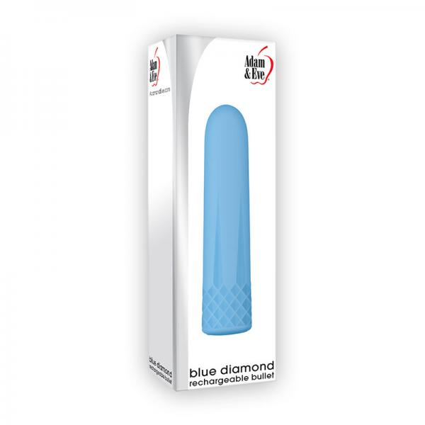 A&e Blue Diamond Bullet 10 Function And Functions Rechargeable Usb Cord Included Waterproof