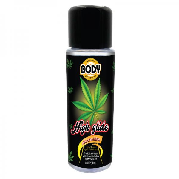 High Glide Erotic Silicone Lubricant 4.8oz Bottle