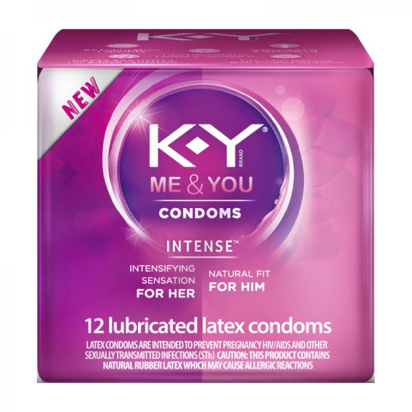 K-y Intense Condom 12ct