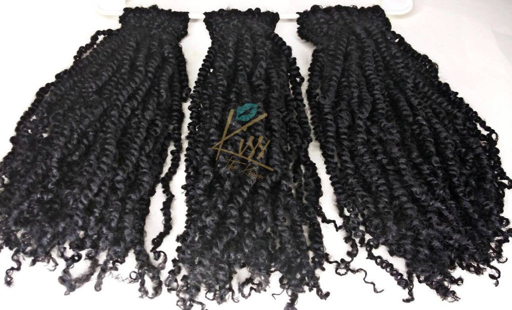 Crochet Spring Twist Nubian Twists Passion Twists HANDMADE  Bomb Twists Pre Looped Crochet Braid Hair Extensions 18 inches (PREORDER)