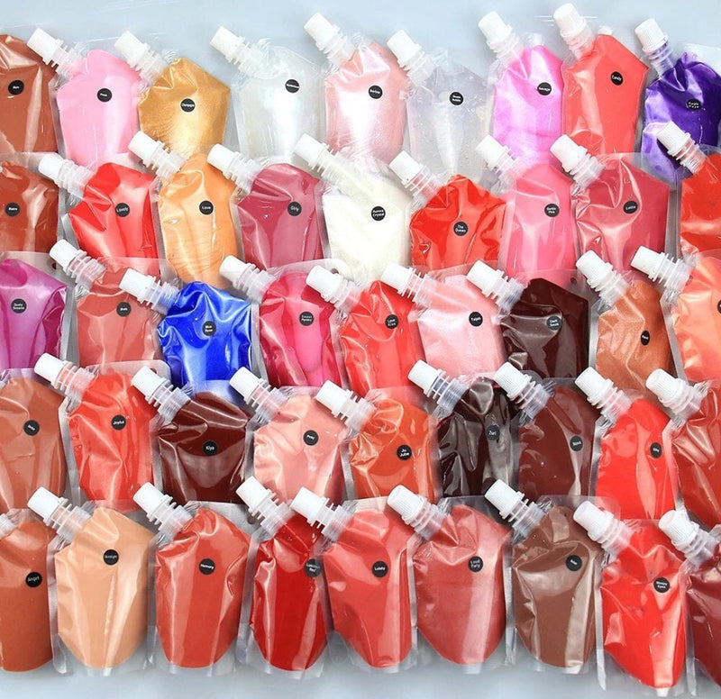 Wholesale Lip Gloss Base Start Your Own Lip Gloss Line Vegan Glossy Matte Liquid Lipstick 100ml Bag