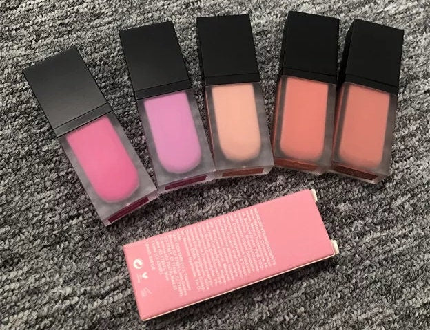 WHOLESALE LIQUID BLUSH Start Your Own Makeup Line Private Label Vegan Cosmetics Beauty Makeup Your Logo Printed