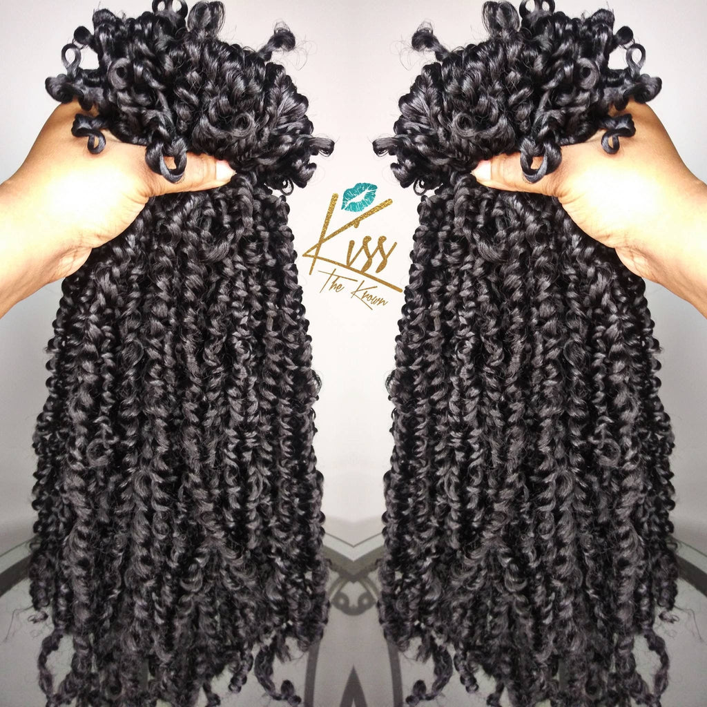 Crochet Passion Twist 150 PIECE Nubian Twists Spring Twists HANDMADE Bomb Twists Pre Looped Crochet Braid Hair Extensions