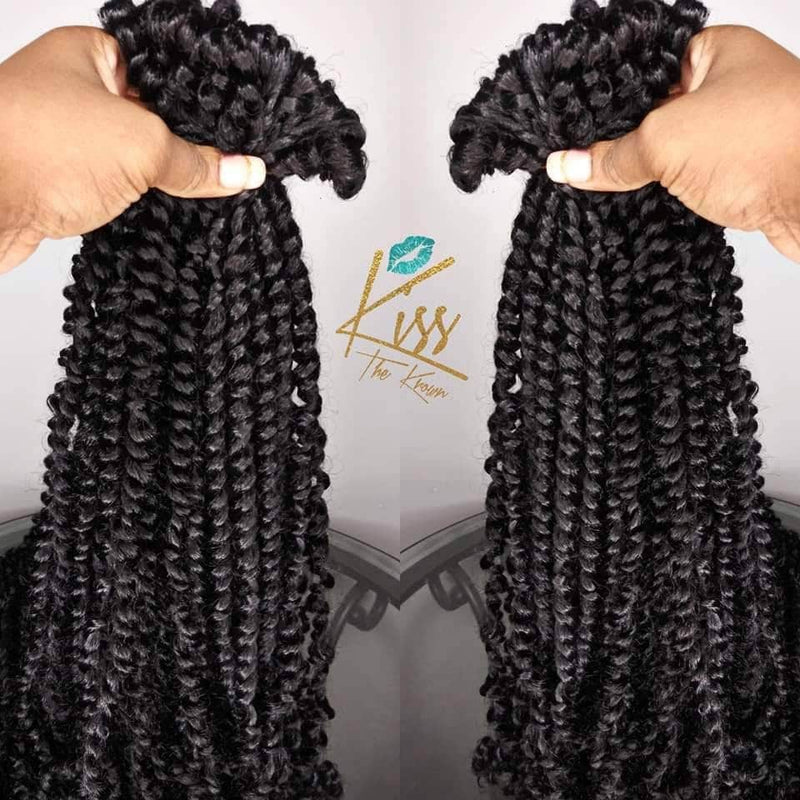 Crochet Passion Twist 150 PIECE Nubian Twists Spring Twists HANDMADE Pre Looped Crochet Braid Hair Extensions Protective Style 8-28 inches
