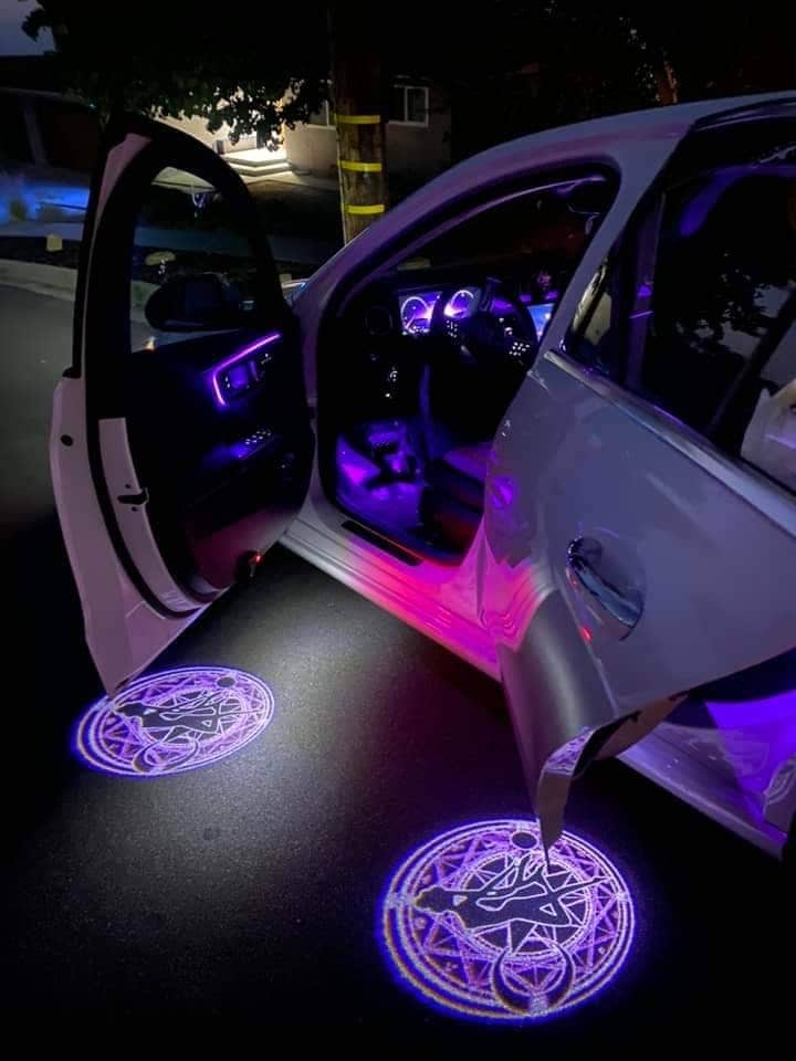 Car Door LED Light Projector Customized With Your Logo or Image Personalized Car Accessories Game Room Logo Projector