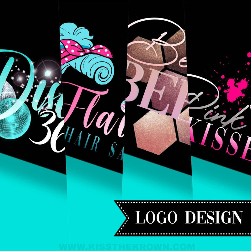 Custom Logo Design Image Based Bold Personalized Professional Eye Catching Beauty Makeup Cosmetics Fashion Photography Eyelash Lip Gloss