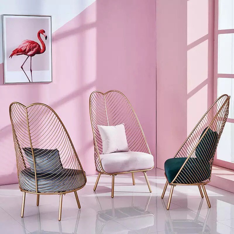 Gold Leaf Chair Modern Custom