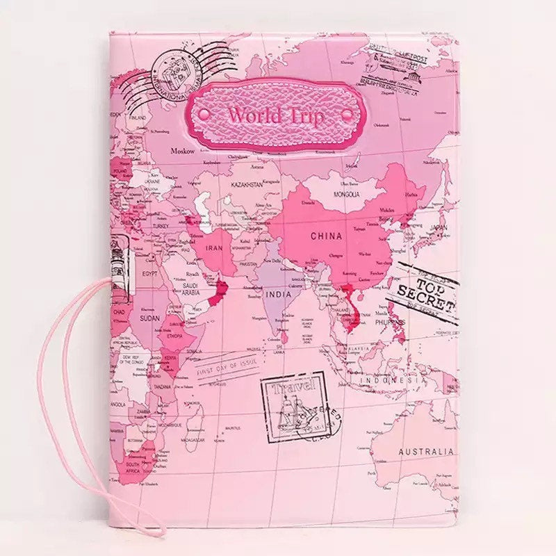Pink Passport Cover Travel Chic