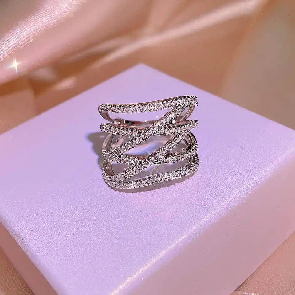Zirconia Ring Sterling Silver